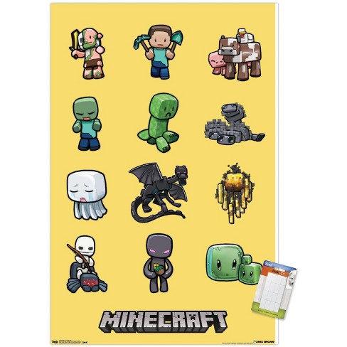 Trends International Minecraft: Legends - White Poster