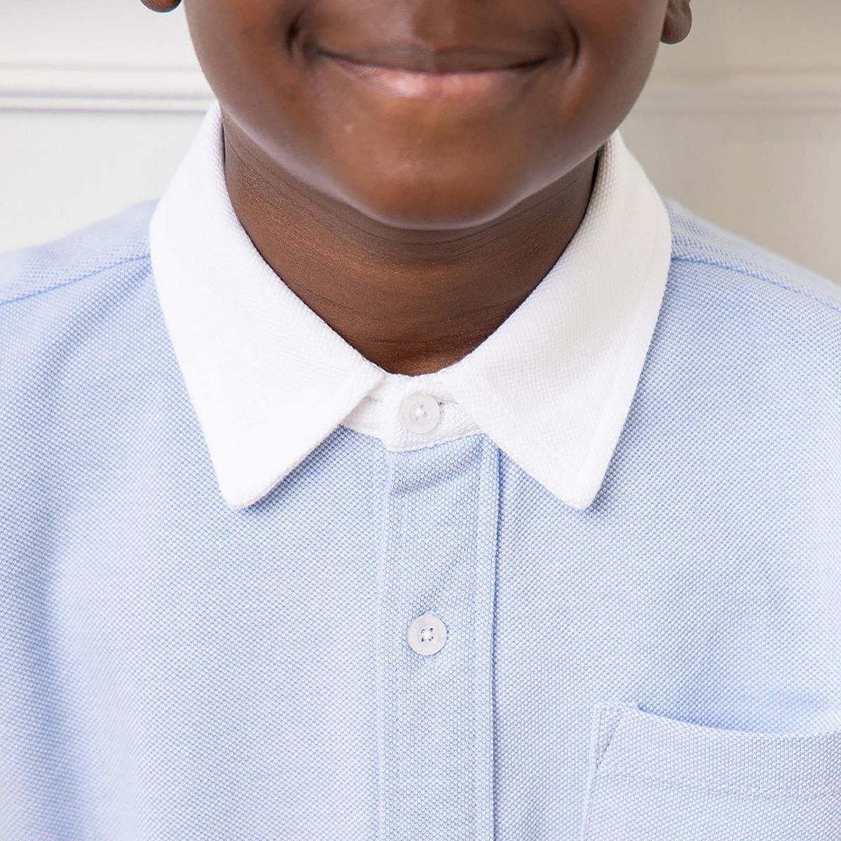 Hope & Henry Boys' Long Sleeve Pique Button-Down Shirt, Kids - thumbnail 4