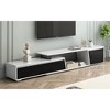 70.7" TV Stand with Two Drawers and One Cabinet, Sideboard Cabinet with High-Gloss Surface for TVs up to 100" for Living Room - 4 of 4