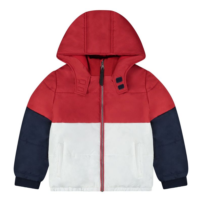 Andy & Evan  Toddler  Boys Colorblocked Puffer Jacket, 1 of 3