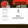 NFL Cleveland Browns 2025 Box Calendar - 3 of 4