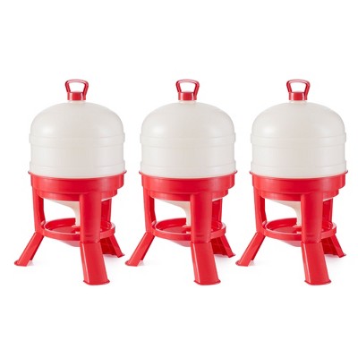 LITTLE GIANT DOMEWTR10 Plastic 10 Gallon Dome Poultry Waterer 