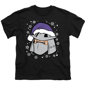 Boys' Teenage Mutant Ninja Turtles Tmnt Shredder Christmas Hat T-Shirt - 1 of 4