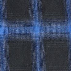 1132 - black / blue plaid