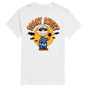 Men's - Peanuts - Scary Sweet Short Sleeve Graphic T-Shirt - 1 of 4