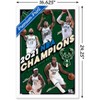 Trends International NBA Milwaukee Bucks  - 2021 NBA Finals Champions Framed Wall Poster Prints - 3 of 4
