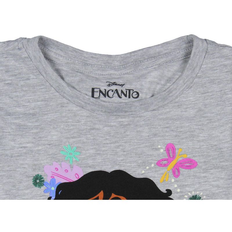 Disney Encanto Girls Mirabel Uniquely Me Graphic Print T-Shirt Kids, 3 of 4