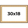 PosterPalooza | Traditional Gold Picture Frame - UV Acrylic, Backing Board, Hanging Hardware Included - 2 of 4