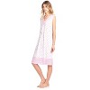Casual Nights Women's Fancy Lace Floral/Embroidered Sleeveless Nightgown - 3 of 4