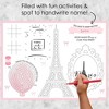 Big Dot of Happiness Paris, Ooh La La - Paper Paris Themed Birthday Party Coloring Sheets - Activity Placemats - Set of 16 - 2 of 4