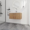 SEVOBAL Bathroom Vanities 36 Inch Bathroom Cabinet With Sink Soft Close Doors for Bathroom, Beige, 35.4"*18.1"*19.3" - 2 of 4