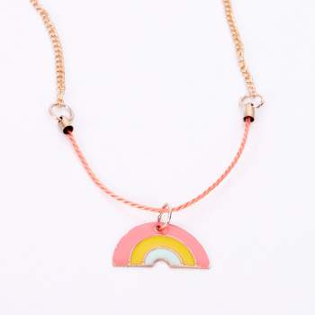 Meri Meri Enamel Rainbow Necklace (Pack of 1)
