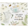 Dicksons Let God's Word Brew in Your Heart 10 x 8 MDF Wall Tabletop Sign Plaque - 2 of 3