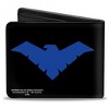 Adult Nightwing Symbol Black and Blue Bi-Fold Wallet - 2 of 2