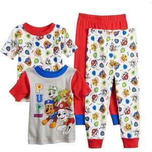 Paw Patrol Toddler Boys' 4-Piece Cotton Pajama Set - 1 of 4