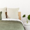 100% French Linen Throw Pillow Sham | BOKSER HOME - 2 of 4