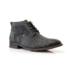 Ferro Aldo Mens Blaine MFA806035 Casual Brogue Mid-Top Lace-Up and Zipper Boots - 1 of 4