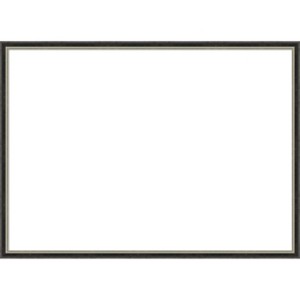 Amanti Art Theo Black Silver Narrow Framed Dry Erase Magnetic Board - 1 of 4