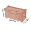 Unique Bargains Women Portable Stone Pattern Makeup Bag 1 Pc - 3 of 3