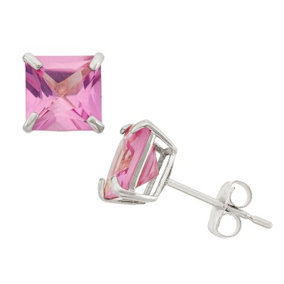 pink sapphire-white gold