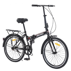GDFStudio Veltrano 24 Inch Folding Single Speed Adult Bike with