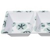 Beachcombers Blue Sand Dollar 3 Partition Melamine Server - 2 of 4