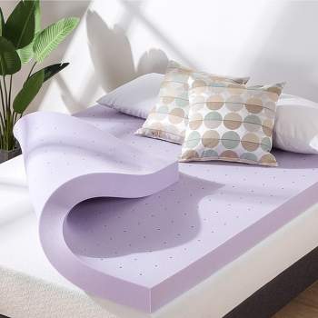 Mellow Ventilated Memory Foam Lavender Infusion 4" Mattress Topper