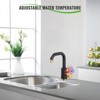 WOWOW Compact Single Handle Bar Kitchen Faucet with Deckplate - 4 of 4
