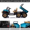 24V Ride on Toys for Big Kids, 4WD Electric UTV 2 Seater Ride on Cars with Remote Control, Ride on Truck w/ 6-Wheeler Suspension - 3 of 4