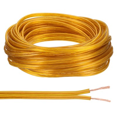 Unique Bargains SPT-2 Lamp Cord Insulated Conductor 18/2 PVC Covered Wires