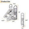 Homhougo Toddler Step Stool Foldable, Step Stool for Kids 3 Steps, Folding Step Ladder Kids with Handles for Bathroom Bed Toilet Potty Training - 2 of 4