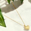 Pure Collection by Ross-Simons 0.15 ct. t.w. Diamond Heart Pendant Necklace in 14kt Yellow Gold - 3 of 4