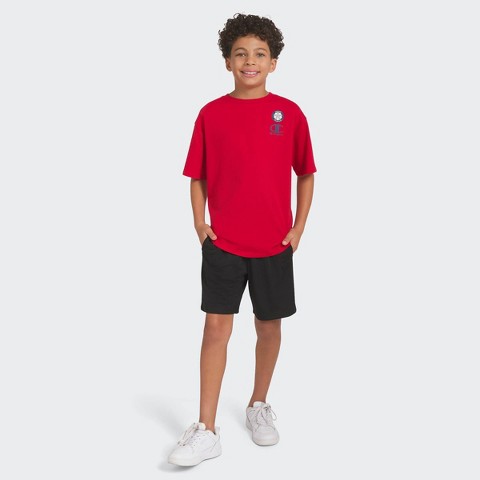 Champion Boys' Oversized Graphic T-Shirt - Red M