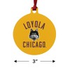 Loyola University Chicago Ramblers Aluminum Holiday Christmas Tree Ornament - 3 of 4