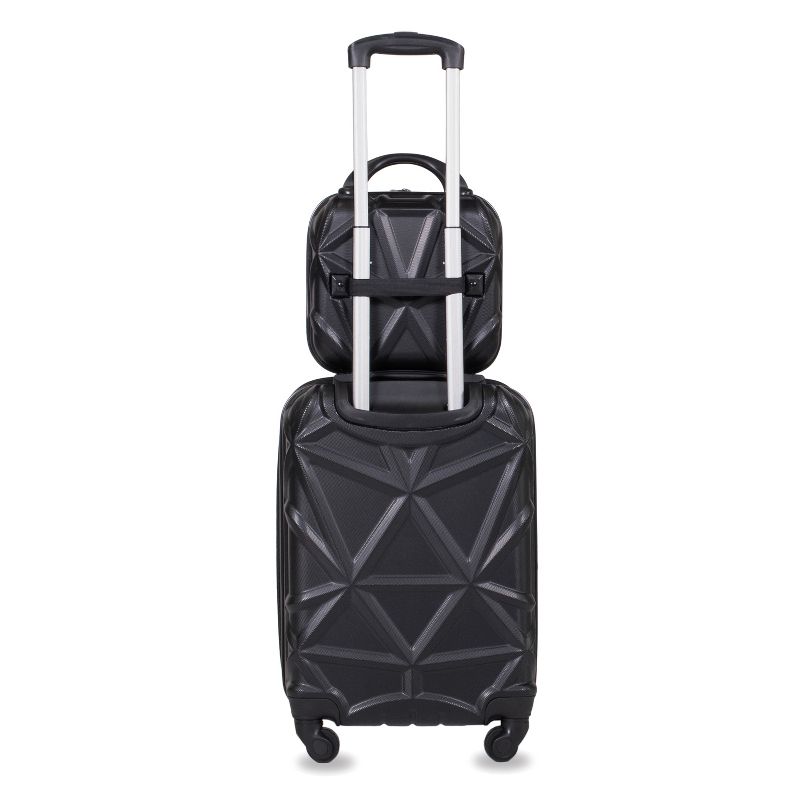 AMKA Gem 2-Piece Carry-On Spinner Weekender Bag Luggage Sets, 2 of 7