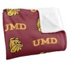 University Of Minnesota Duluth Logo Pattern Silky 50x60 Blanket, 1 Sided - 3 of 4