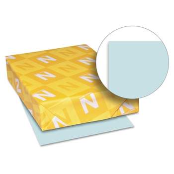 Astrobrights Cover Stock, 8.5 x 11, 65 lb, 30% Recycled, Lunar Blue - 250 sheets