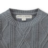 Hope & Henry Boys'  Crew Neck Sweater, Infant - 2 of 4