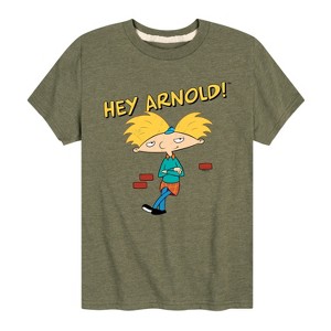 Boys' - Hey Arnold! - Cool Arnold Short Sleeve Graphic T-Shirt - 1 of 4