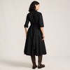Lands' End Women's Poplin Midi Wrap Front Dress - 2 of 4