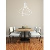 Elegant Lighting Dahlia 3 light in Black Pendant - 4 of 4