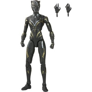 Marvel Legends Black Panther 6-Inch Figure – Wakanda Forever, Premium Articulation, Movie-Inspired Deco, Swappable Hands - 1 of 4