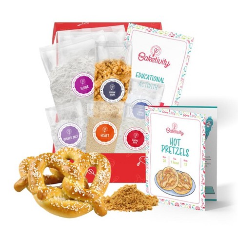 Pretzel Making Kit - Real Cooking Set for Kids Ages with Recipe and  Ingredients - Kids Baking Set for Girls & Boys - Great Gift for Family  Bonding