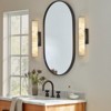CityFurn 20" Modern LED Wall Sconce With Alabaster Shade - 3 of 4