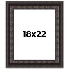 PosterPalooza | 3.5" Wide Ornate Black Picture Frame - UV Acrylic, Foam Board Backing, Hanging Hardware - 2 of 4