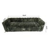 Modern Ribbed Sofa with Plush Cushions and Easy Assembly for Living Room -3irtyhousy - 4 of 4