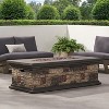 VYNXARIA Rectangle MGO Fire Pit,50000 BTU Outdoor Heating Solution for Cozy Evenings and Elegant Gatherings - 3 of 4