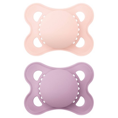 MAM I Love Mommy Collection Pacifiers (2 pack, 1 Sterilizing Pacifier  Case), MAM Pacifier 0-6 Months, Baby Girl Pacifier, Best Pacifier for  Breastfed