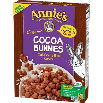 Annie's Cocoa Bunnies Whole Grain Breakfast Cereal - 10oz - General Mills
