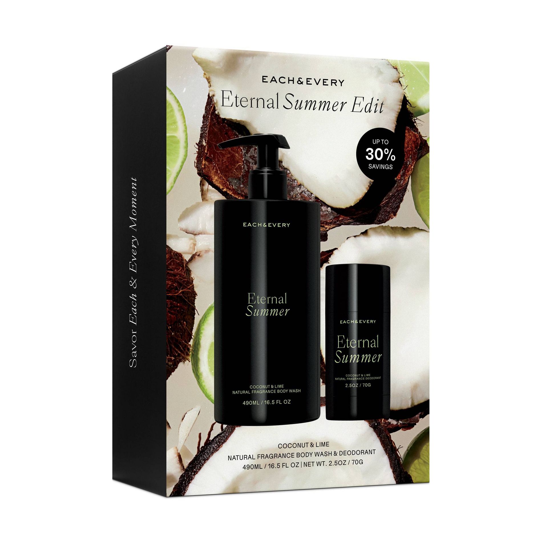 Each & Every The Eternal Summer Edit - Deodorant + Body Wash Gift Set - 2pc - Beauty Studio